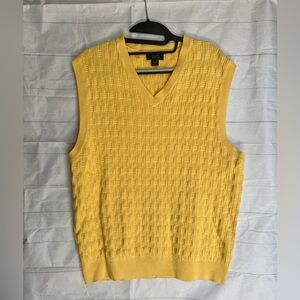 Tasso Elba Yellow Golf Seater Vest